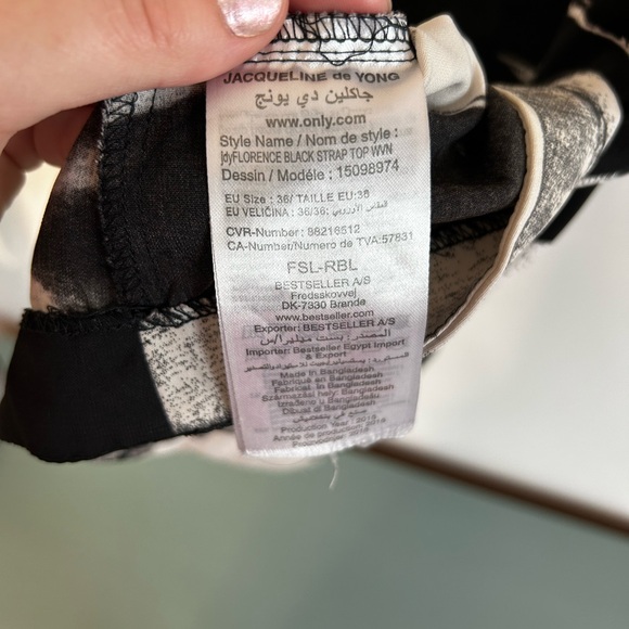 ✨2 for $20✨ Jacqueline de Yong Tank Top Size 36/Small - Picture 8 of 12